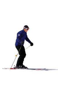 Evolution 205 Maintain good balance over your skis. Even though balance implies a static position, balancing is dynamic, involving small but constant adjustments.