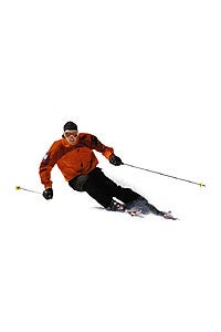 Evolution 205 Be sure your hips are in front of your feet at the point of edge change. Remember: Your skis are about to speed up.