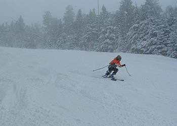 Okemo, VT Okemo experienced whiteout conditions as a foot of snow fell over the resort this past weekend.Photo Courtesy of Okemo