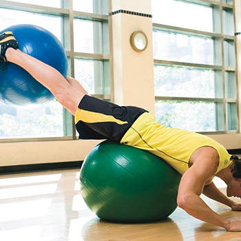 REVERSE LIFT (part two) Keep your legs straight and lift them until your body is in a straight line from your shoulders to your heels. Lower almost to the starting position,…