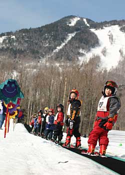 Another Continent Down Victoria and Ken pose for PR photos at Falls Creek, Australia July 2007. Donate Here