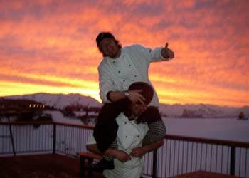 Victoria White, age 9, gets her first tracks in Africa. Donate Here