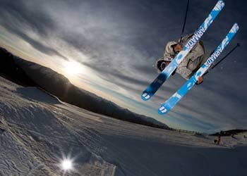 Victoria White starts her descent of Oukaimiden in Africa March 2007.