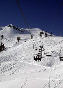 3...2...1... Liftoff A small skier demonstrates her