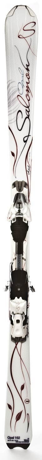 salomon crystal skis 2009 Origins + LZ9 Bindings - Women's The progressive rocker enhances agility in turns and adds a playful feel in softer snow Salomon Origins Opal (2009)