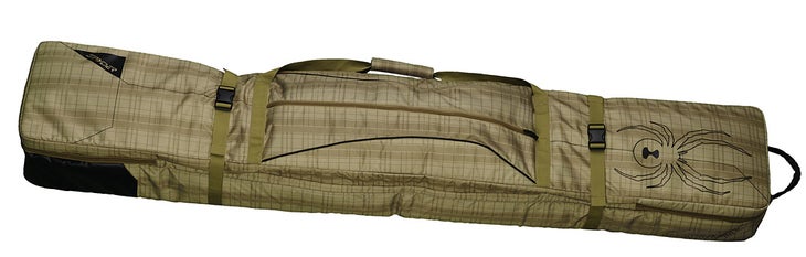 Spyder Cornice Wheeled Bag $240 | length: 203 cm | spyder.com Keep your goods secure with compression straps for two pairs of skis and a removable pole pouch. Its tough…