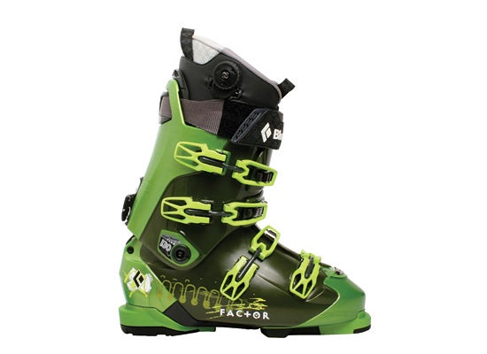 Black Diamond Factor Ski Boots $729; bdel.com I spend most of my time off-piste and in the sidecountry, but I need high-performance boots that won’t cave under pressure. The…