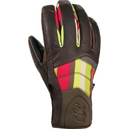 DAKINE Targa Glove - Women's The DAKINE Women’s Targa Gloves combine the durability and style of leather with warm Thermaloft insulation and a waterproof breathable GORE-TEX®…