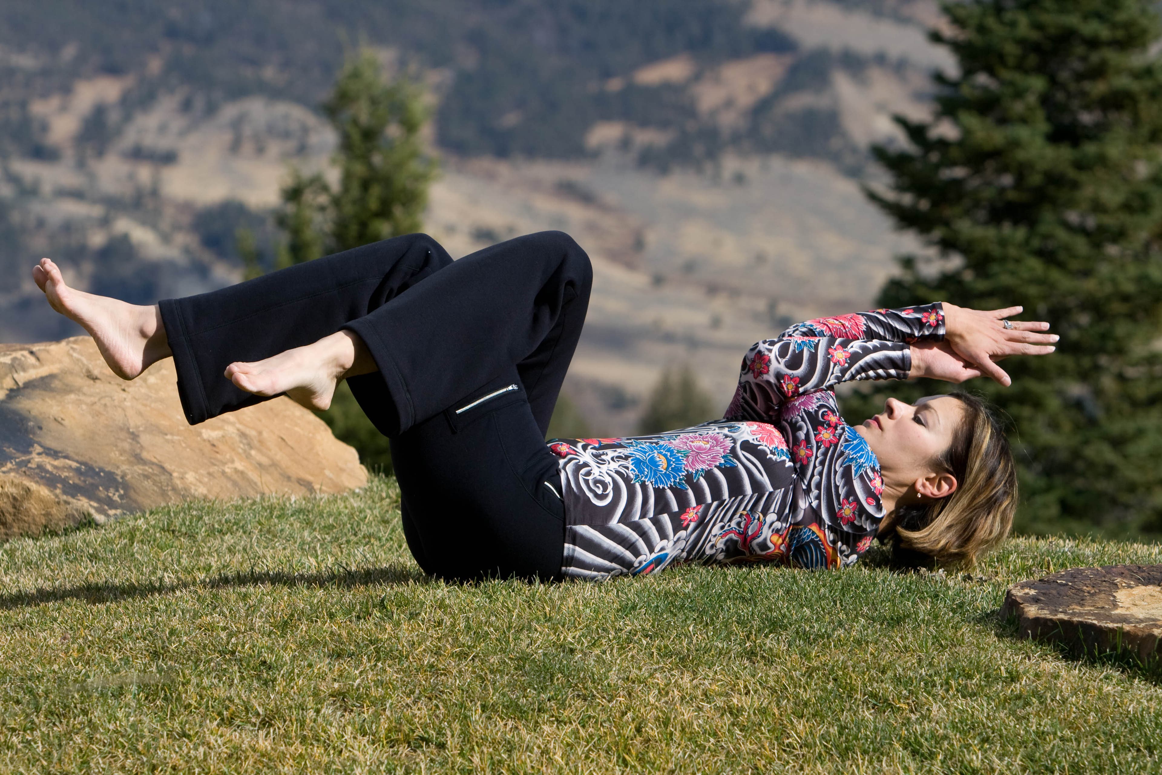 Eagle Crunches: Position 1 None