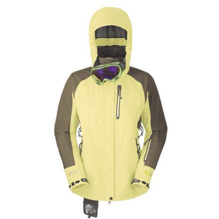 This ski jacket's GORE-TEX® Performance Shell fabric guarantees total waterproof protection during your descent, and its Grid Fleece backing feels…
