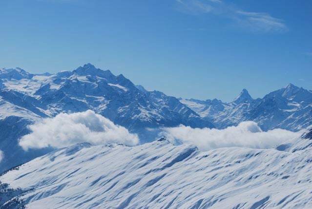 Bettmeralp, with the Matterhorn in the background None