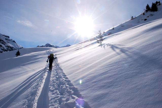 Skiing Bundstock with the Hausfrauen None