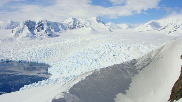 Big-ass glacier at head of Cierva Cove None