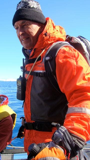 Expedition Leader Lorrie, our expedition leader. Awesome dude (he has been to Antarctica 200 times).