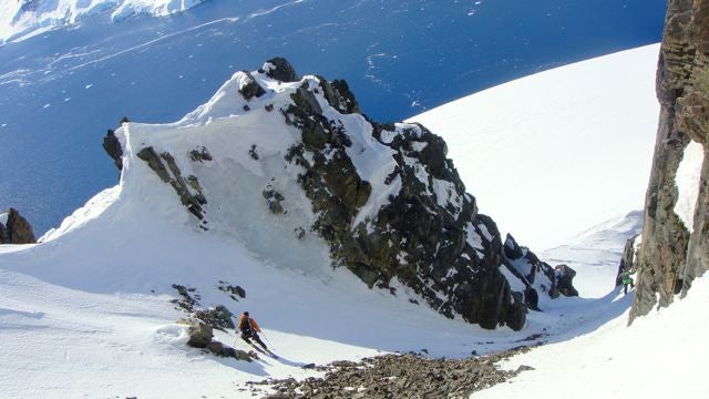 Steve Romeo In the gnar chute.