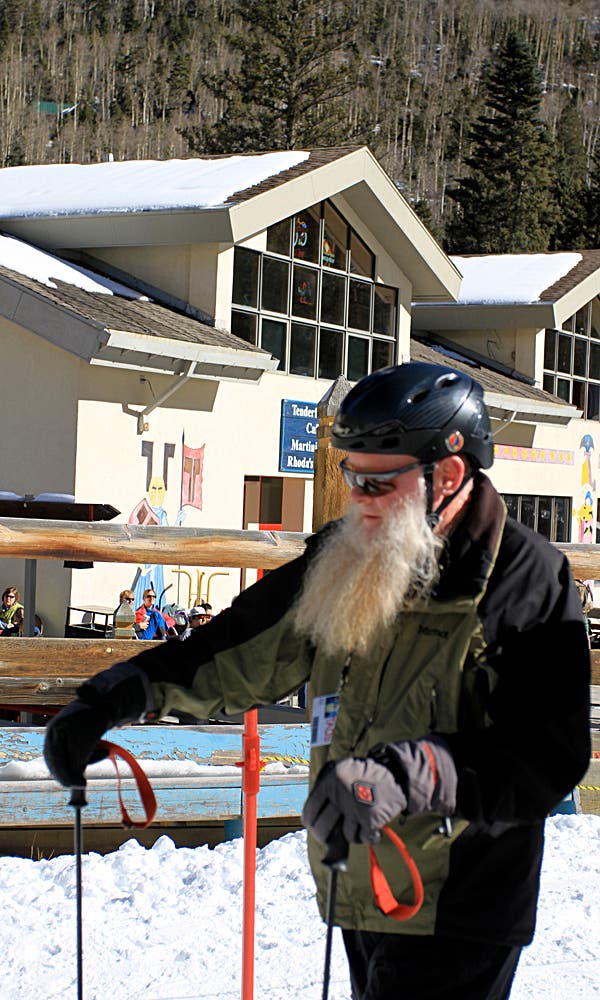 Beard of the Day This guy wins, hands down, the Best Beard contest for opening day.