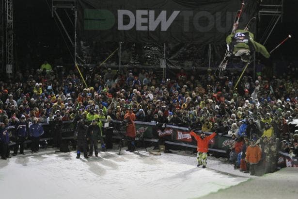 Jossi Wells Again On the second run, however, the competition got stiff. Canadian Mike Riddle, who won the pipe preliminary round the day before, threw a huge double…