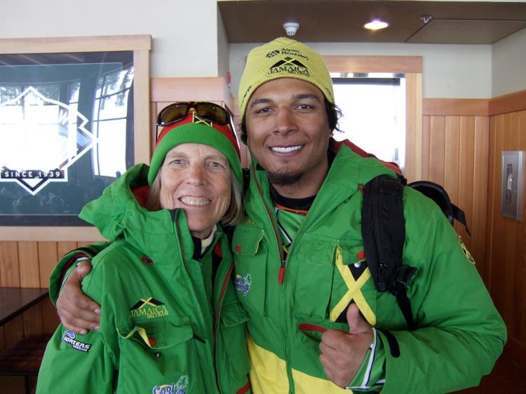 Family Effort Errol and his mother Catherine after his fifth-place finish at Sugar Bowl.Kerr is looking forward to competing on the Olympic ski cross course at…