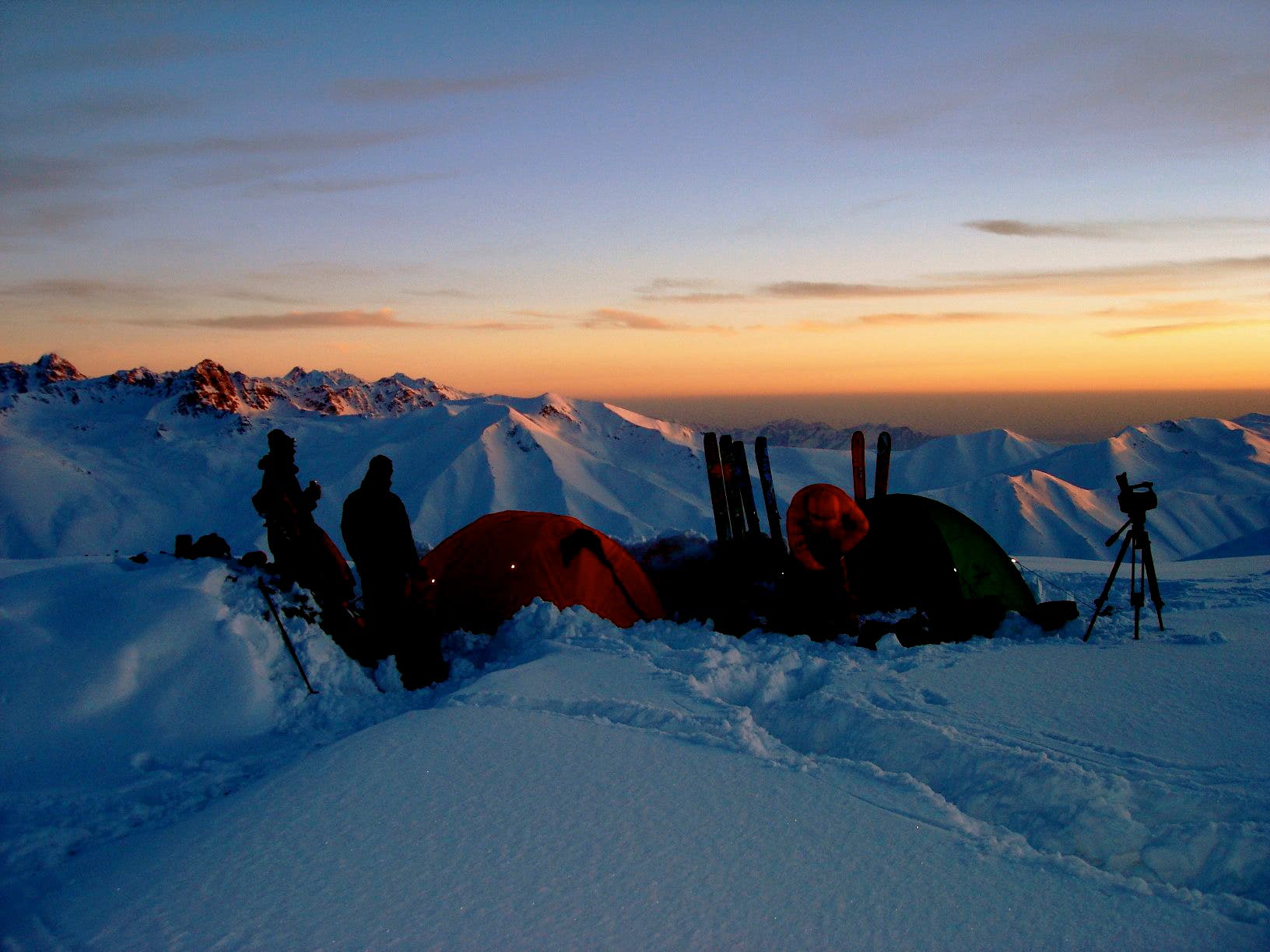 Gulmarg After a few minutes wrestling with my frozen ski boots and a quick breakfast, I was skinning toward the 700-foot 50-degree face know as the Shark's…