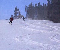 The way to tell it's spring at Vail? The smell of grilling hamburgers. Here's a barbecue going on at the top of Blue Sky Basin.