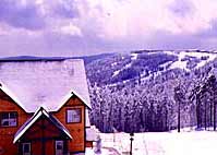 The Sunny Side Mark Lesh enjoying some sunshine on this south-facing aspect at 11,000 feet. Radiobeacon Peak in the background.