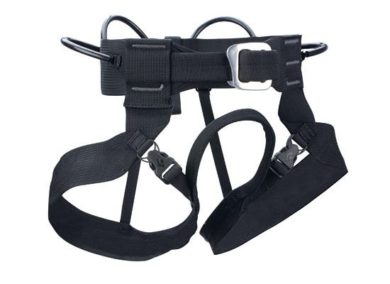 $35; bdel.com  This low-profile harness has quick-dry nylon webbing for wet rappels. Slip it off even when wearing ski boots. You can adjust the leg…