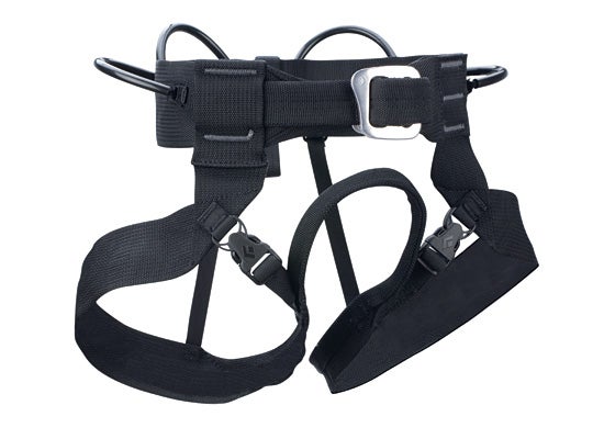 Black Diamond Alpine Bod Harness $35; bdel.com This low-profile harness has quick-dry nylon webbing for wet rappels. Slip it off even when wearing ski boots. You can adjust the leg…