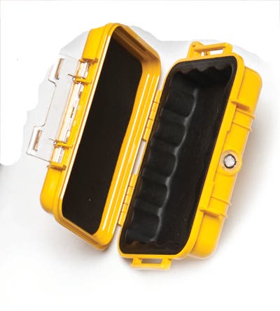 Pelican Case 1020 The real genius of a Pelican Case is that it keeps electronics safe from us as well as the elements. Just ask my camera: It survived an ill-advised…