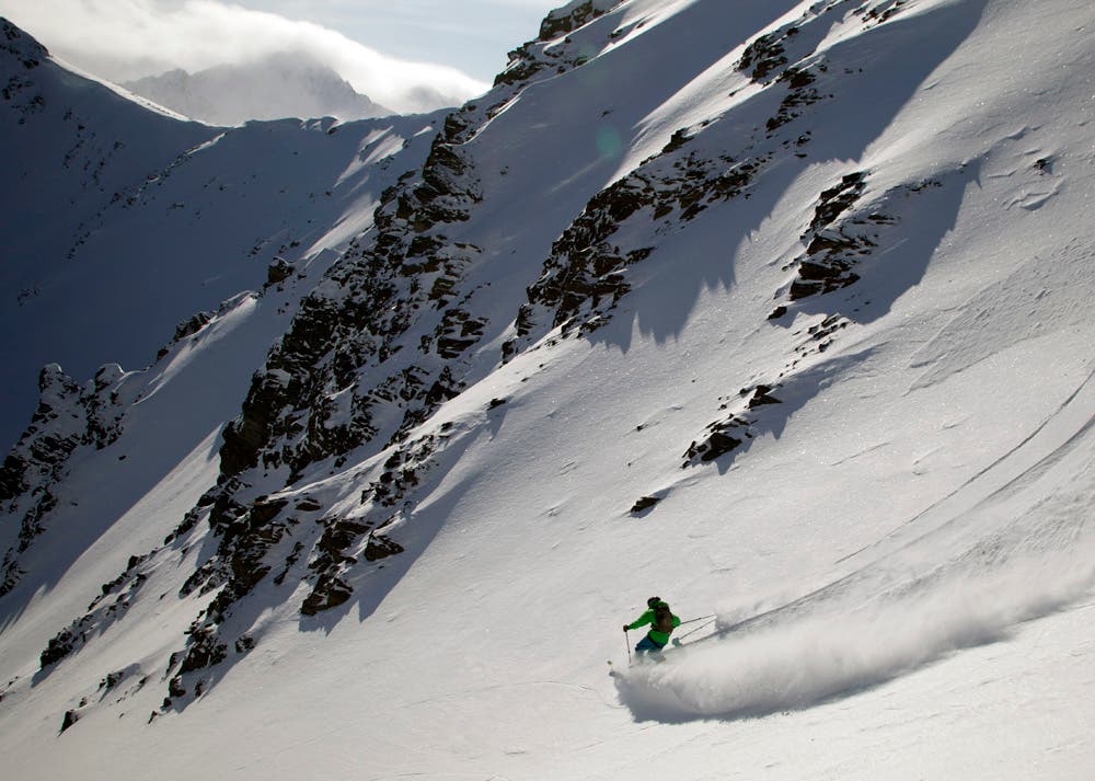 Don't bother paying airline baggage fees to carry your skis all the way to Alaska. They're probably not wide enough for the Chugach powder anyway.…