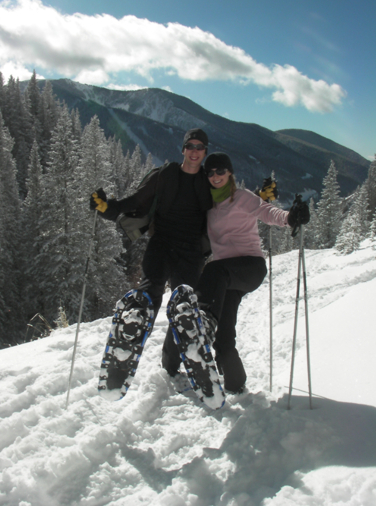 Snowshoeing Taos SKI