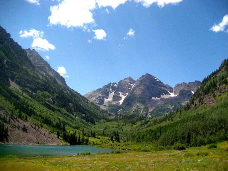 Maroon Bells Loop—Colorado The Maroon Bells Loop, near Aspen, is an iconic trek for a reason. The four-day, three-night hike is best during the late summer when the wildflowers…