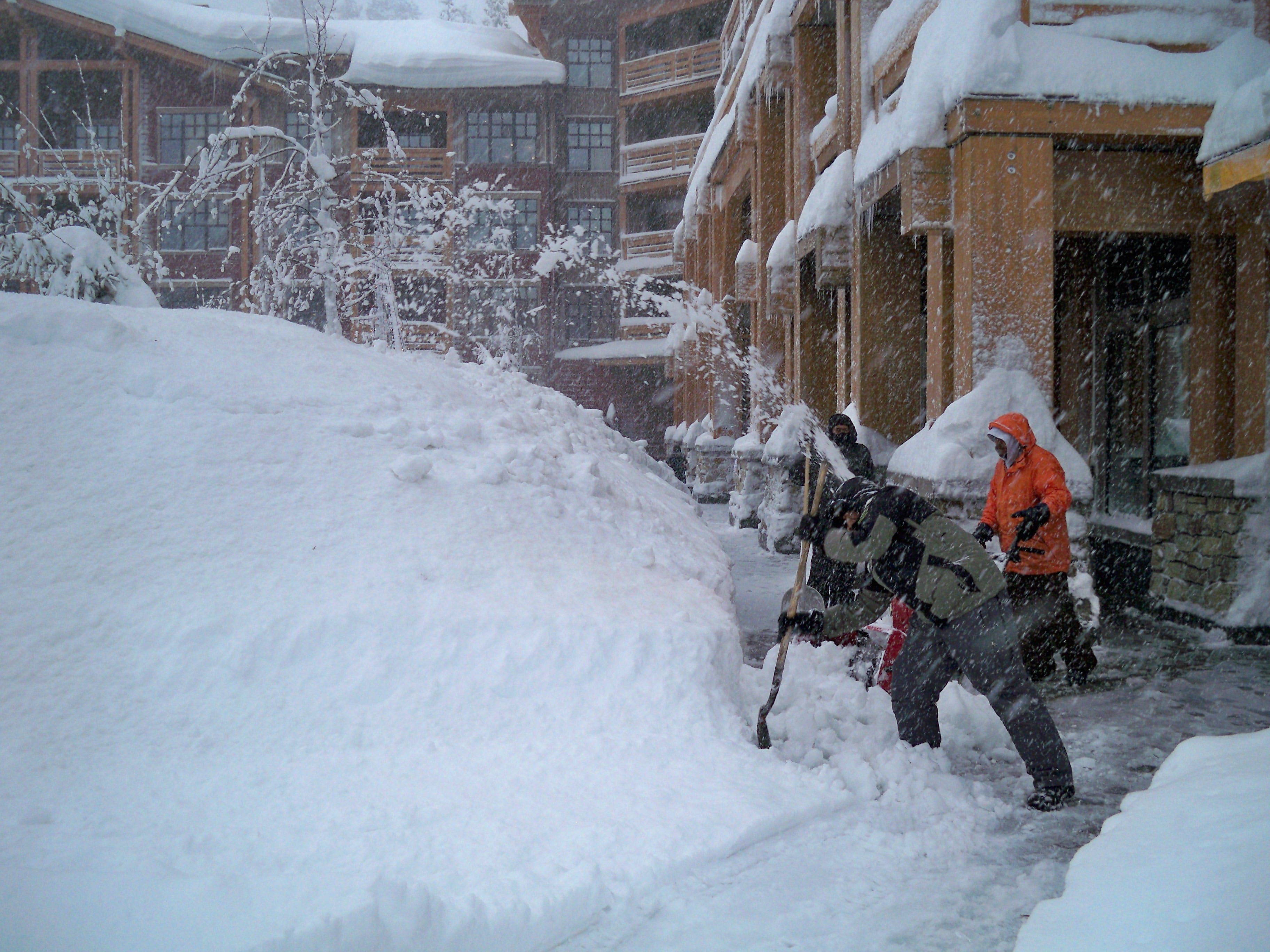 Snow Removal Techs They say after one million shovel scoops the handle just fuses to your hand.