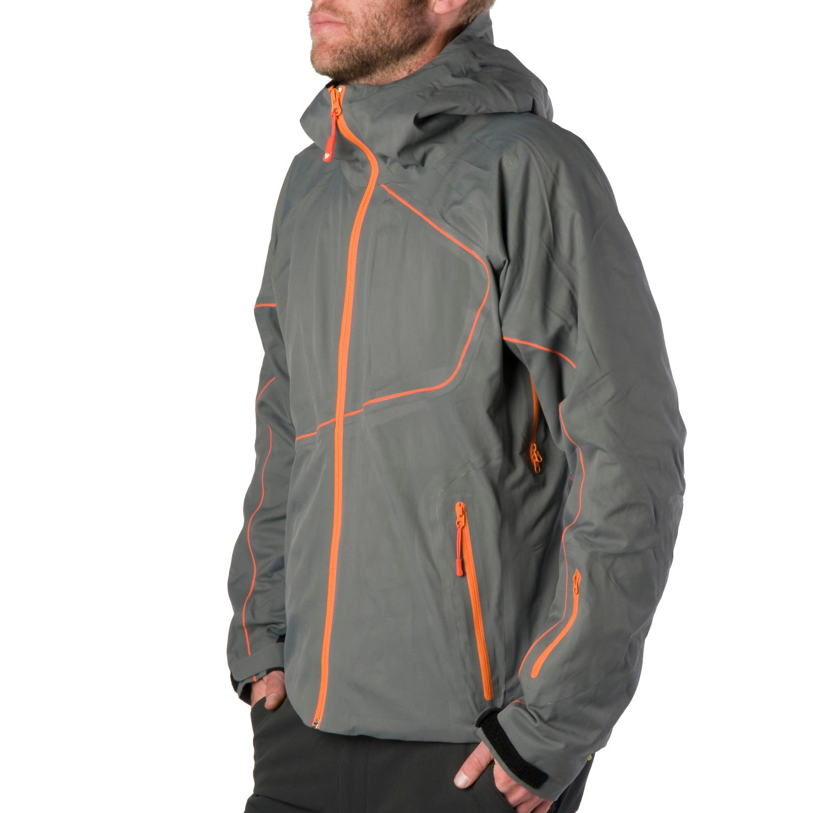 Not to sound creepy, but we can’t stop touching this jacket with its four-way-stretch Hiber softshell fabric and supersoft high-loft fleece lining.…