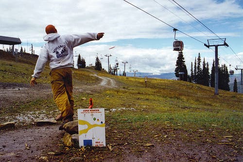 Aspen Mountain, Colorado During the summer on Aspen Mountain, you can play on the world’s highest disc-golf course. Hike or take the gondola to the top of Ajax for 18 holes…