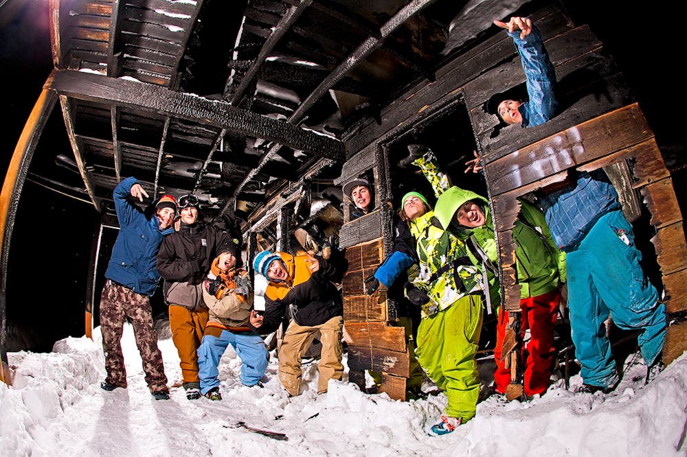 DubSatch crew and their local helpers. None