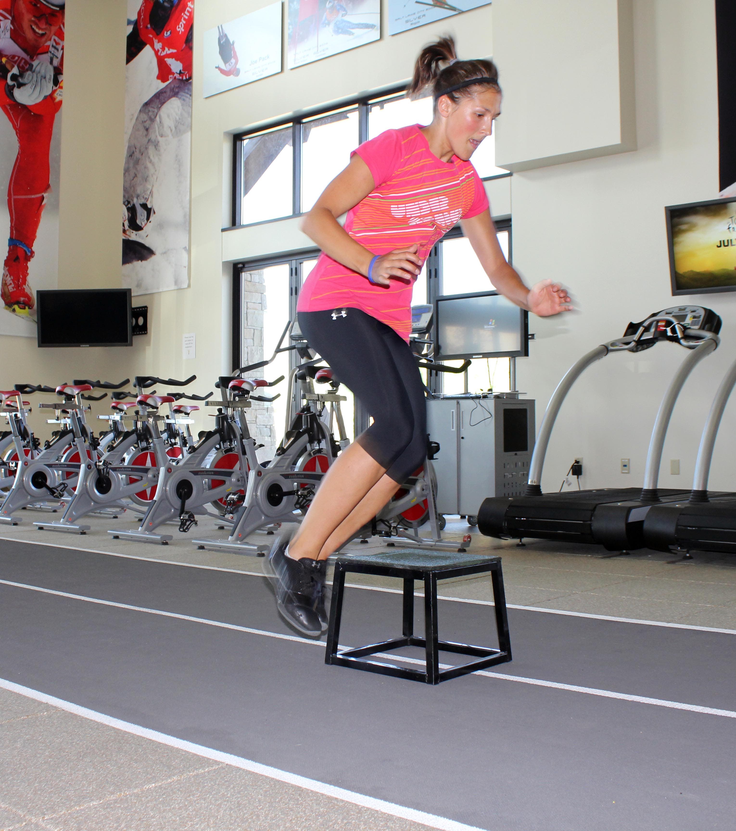 Pre Season Workout with Jen Hudak: Lateral Box Jumps