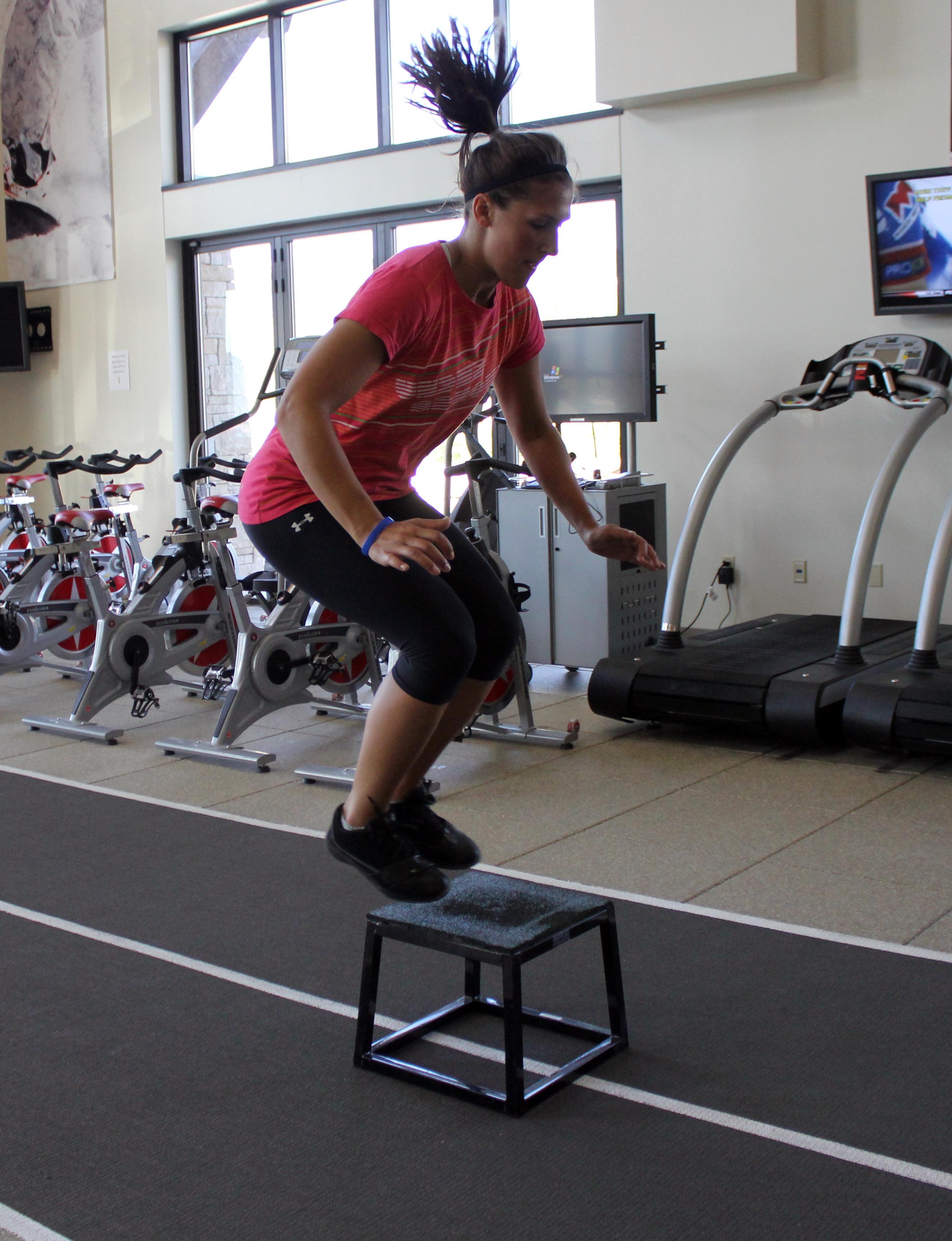 Pre Season Workout with Jen Hudak: Lateral Box Jumps