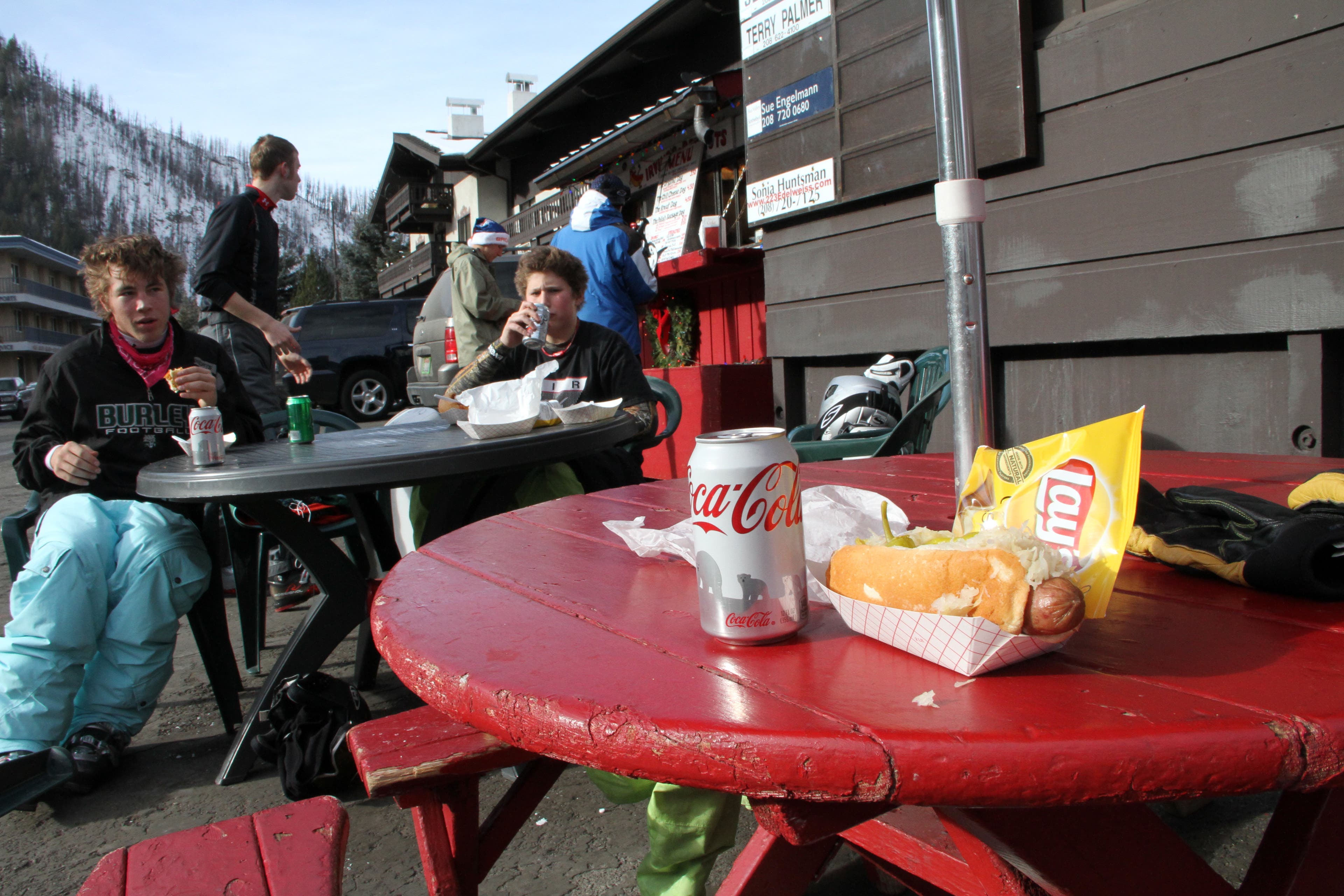 Hang around the Warm Springs base area during lunch hour and you’ll notice an overwhelming amount of people walking around with wieners. Irving’s Red…