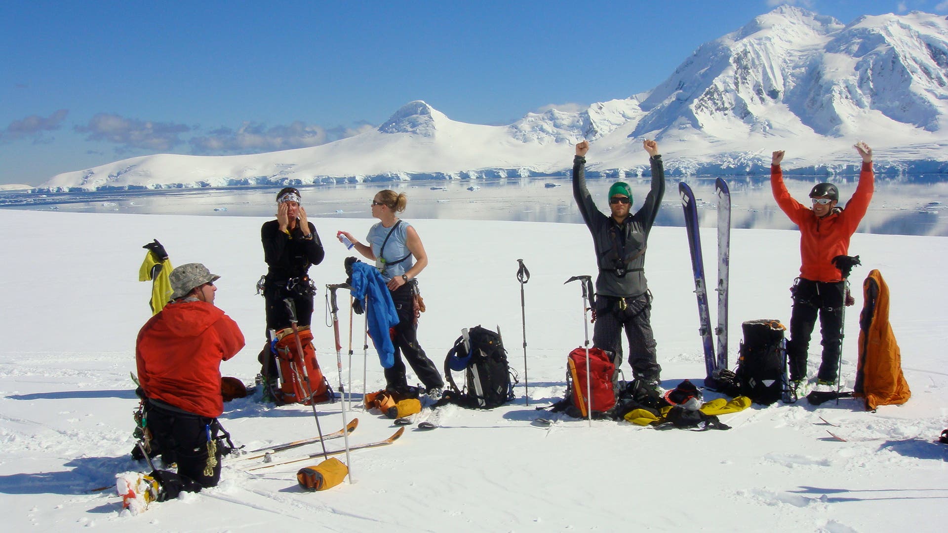 That relief I just mentioned? I wasn't the only one who felt it. From left to right, we've got Scott Fennell, Glen Poulsen, Kellie Okonek, Thomas…
