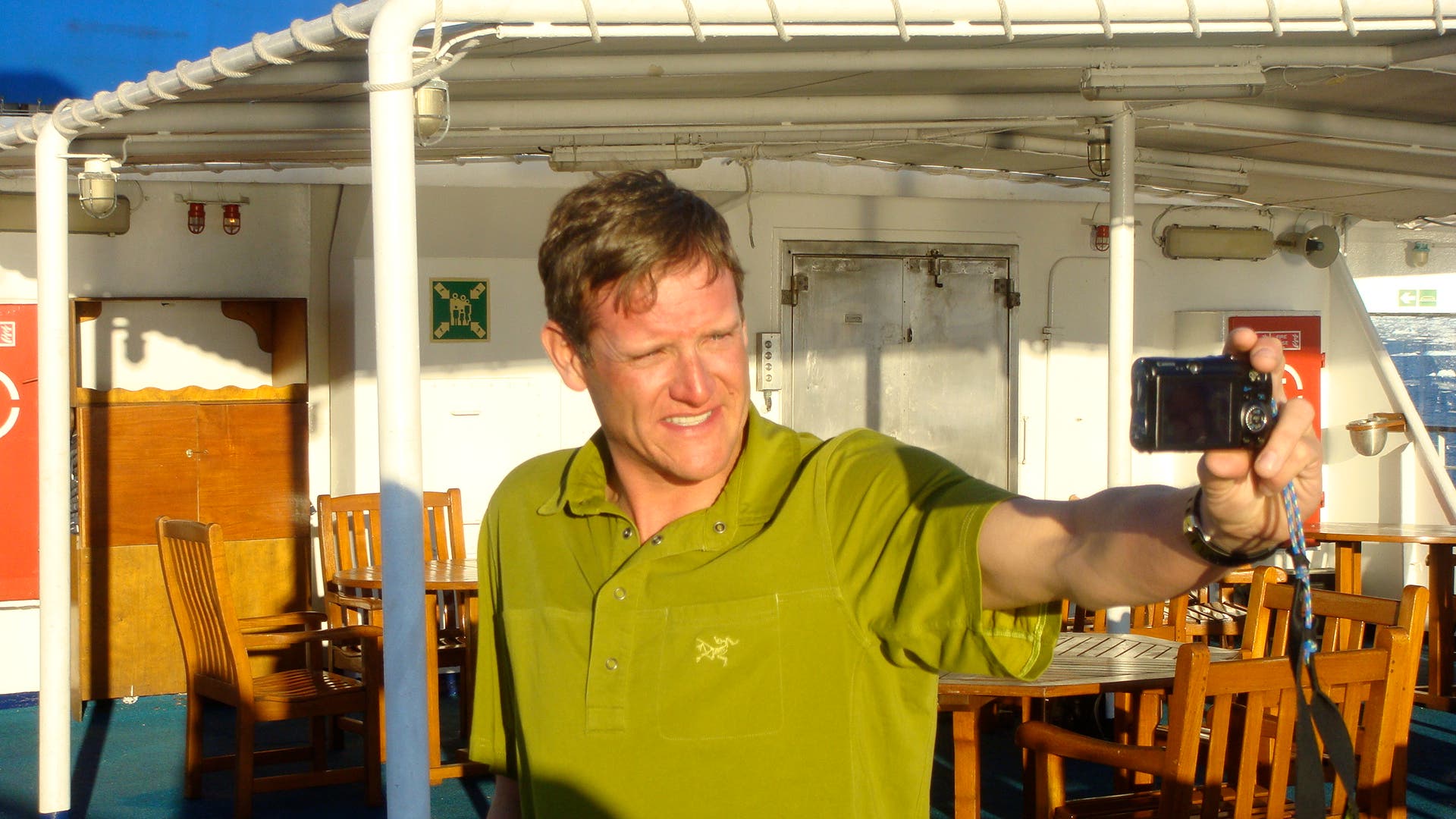 Steve was a prolific blogger, and the passion behind TetonAT.com. Here, he's shooting a video of himself for the site. I think he thought he was…