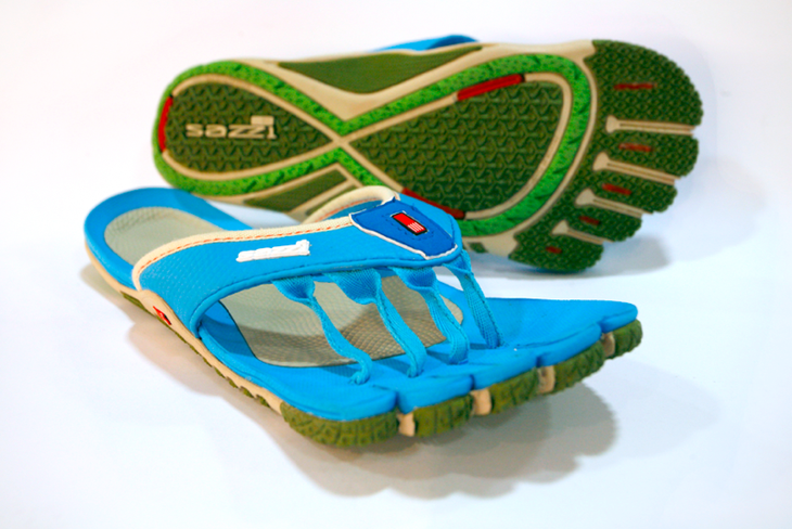 Sazzi Women's Decimal Sandal Gain granola cred with Sazzi’s ten-toe thong sandal, the Decimal. Made with 100 percent recycled PLUSfoam, these flops offer your toes a new sense of…