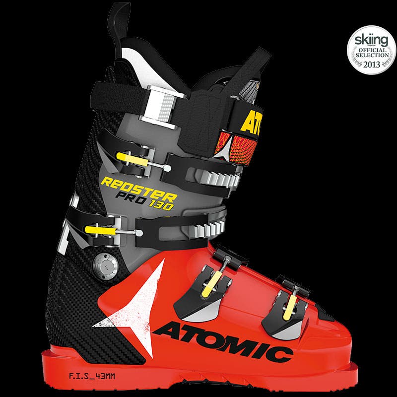 Atomic Redster Pro 130 MSRP: $879.00 Last Width: 98 mm Flex: 130The Redster has a unique shell story—carbon-fiber strands co-injected with molten polyurethane into key…