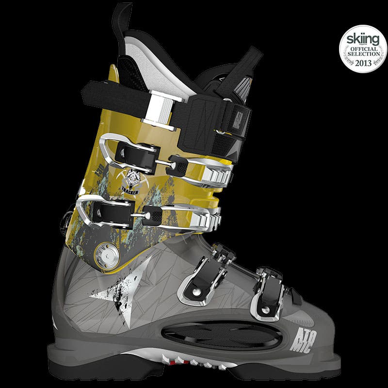 Atomic Tracker 130 MSRP: $799.00 Last Width: 98 mm Flex: 130The Live Fit pannel on the little-toe side of this 98-mm sidecountry boot earned high praise from the…