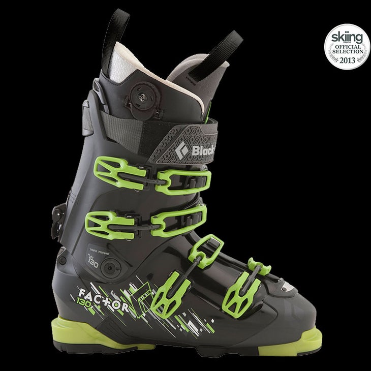Black Diamond Factor 130 MSRP: $769.00 Last Width: 102 mm Flex: 130A perfect example of how often stance is fit and performance. Testers weren't satisfied with thee…