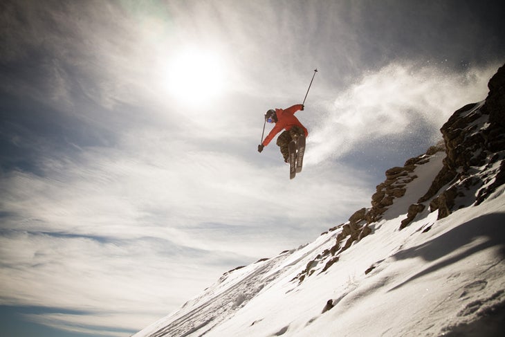 Freshies Make For Fun Rocky Mountain Underground athlete Mike Reed taking advantage of open slopes and early snow at Wolf Creek.