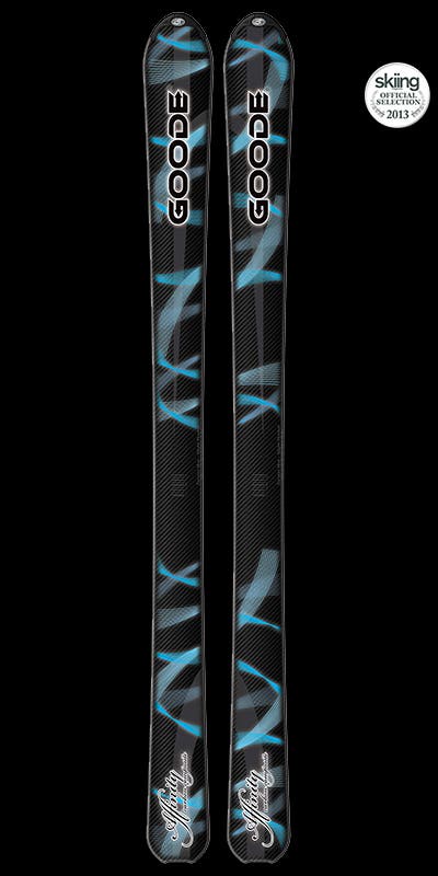 Goode Affinity MSRP: $1,190.00 Tip/Waist/Tail: 135-98-125 Lengths: 149, 153, 161, 169The widest ski in the women's collection is designed for the kind of snow…