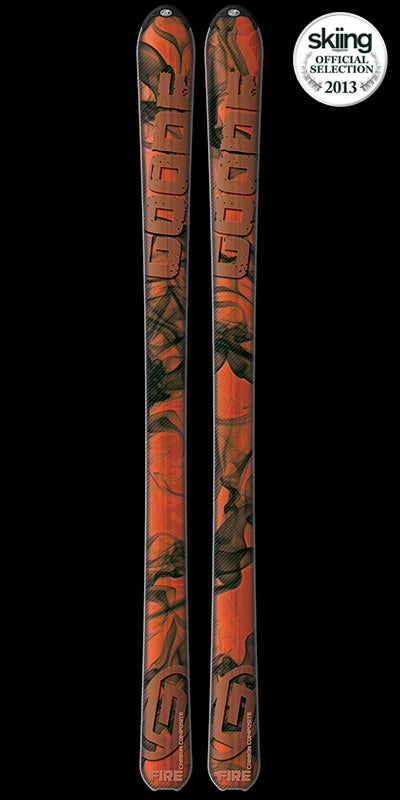 Goode Fire MSRP: $1190.00 Tip/Waist/Tail: 135-98-125 Lengths: 169, 177, 185The Fire absolutely torches corduroy yet doesn't require aggressive technique to do…