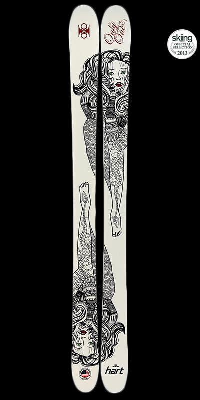   MSRP: $679.00  Tip/Waist/Tail: 132-96-122  Lengths: 166, 176, 182Fifty-six year-old brand Hart, despite having been out of production for a while…