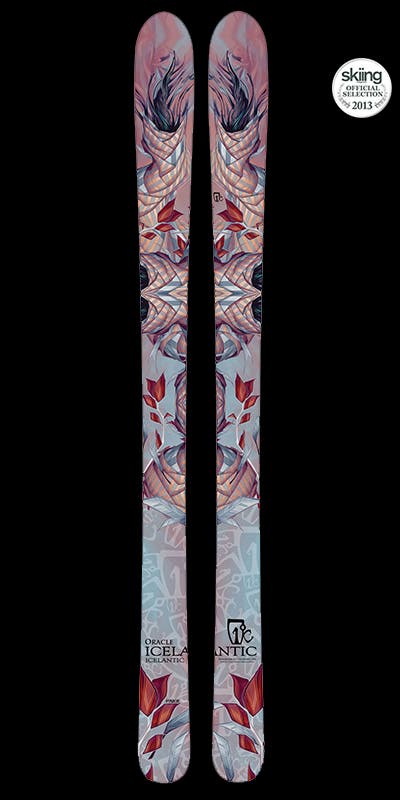 Icelantic Oracle MSRP: $679.00 Tip/Waist/Tail: 138-100-120 Lengths: 155, 165, 175Icelantic’s only women’s ski, the Oracle uses a women’s-specific, lightweight…