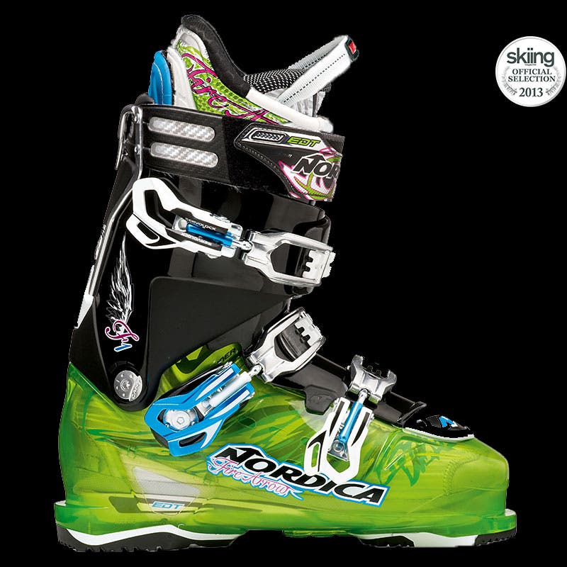 Nordica Fire Arrow F1 MSRP: $935.00 Last Width: 100 mm Flex: 125Several elements combined to boost Fire Arrow’s comfort and performance scores in its second year. It’s…